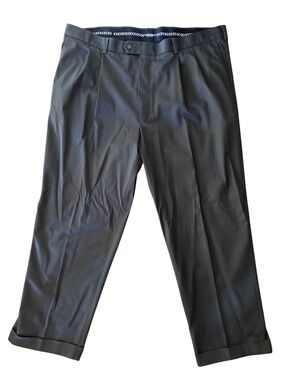 Classic Men's Black Dress Pants - Tailored Comfort
